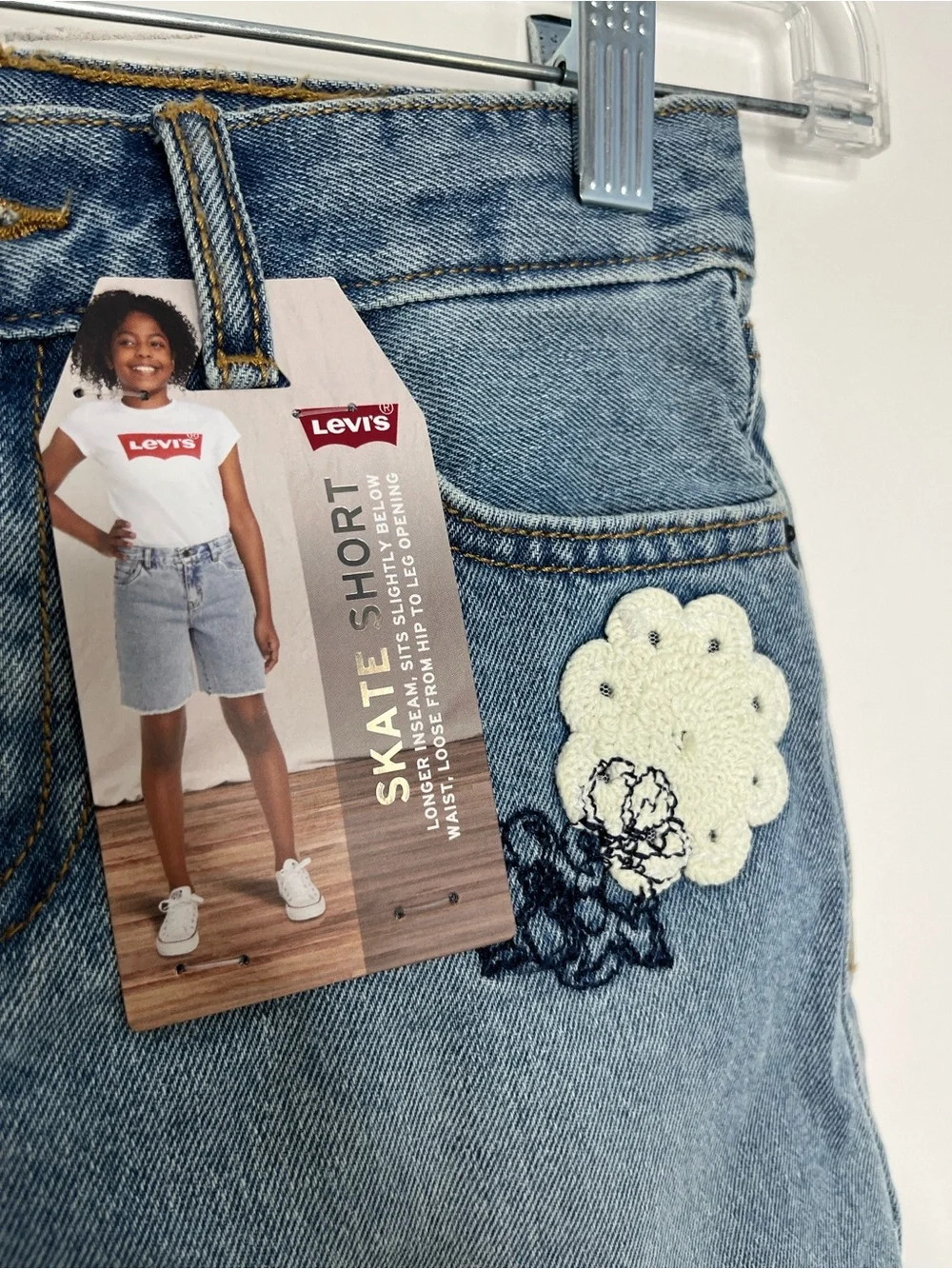 Levi's Girls Skate Short Size 8